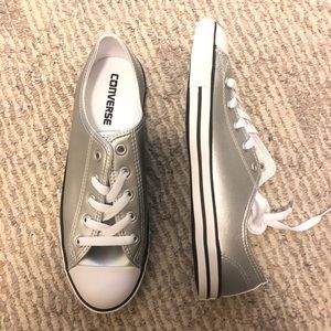 Silver Metallic Converse
